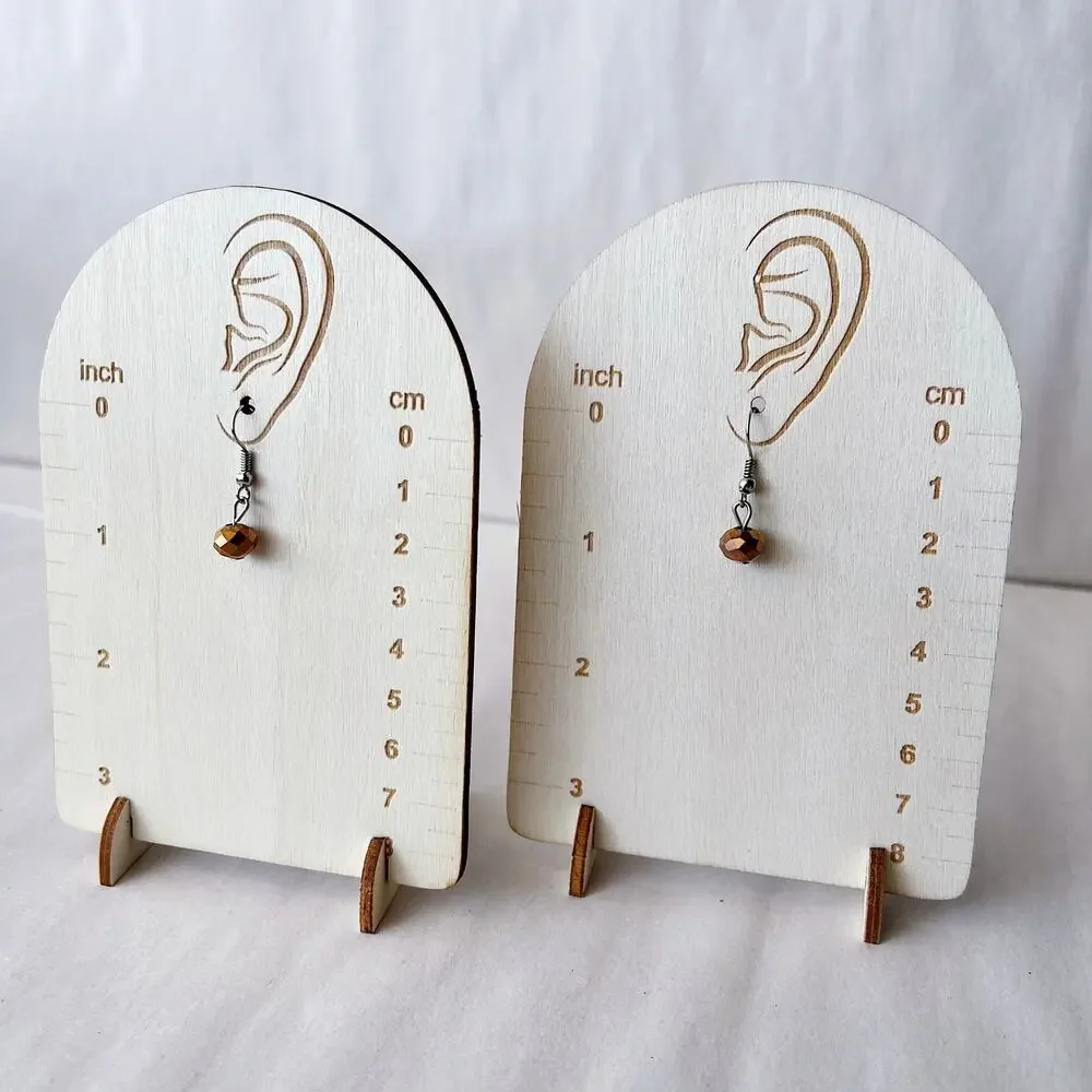 Bronze Mini Bead Earrings Dangle Drop Handmade Jewelry TT6